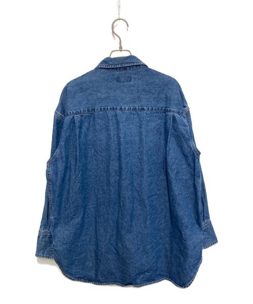 SLOBE IENA（スローブ イエナ）SLOBE IENA (スローブ イエナ) LE DENIMポイントカラーシャツ インディゴ サイズ:FREEの古着・服飾アイテム