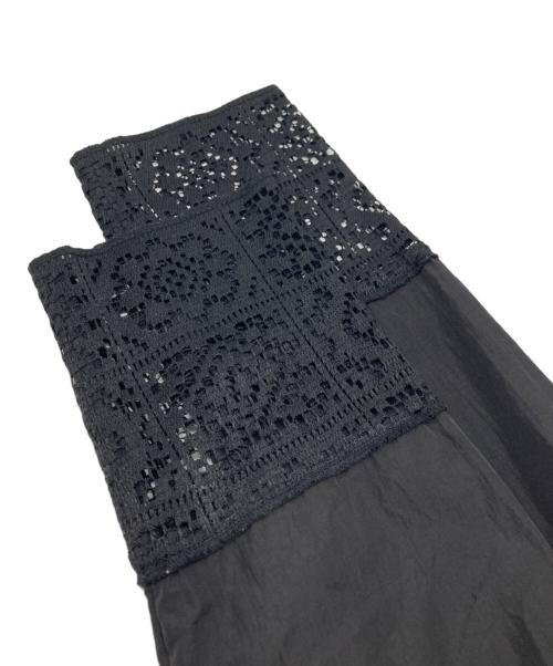 CITYSHOP（シティショップ）CITYSHOP (シティショップ) ボヘミアンレースドレス ブラック サイズ:36の古着・服飾アイテム