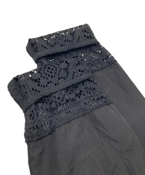 CITYSHOP（シティショップ）CITYSHOP (シティショップ) ボヘミアンレースドレス ブラック サイズ:36の古着・服飾アイテム