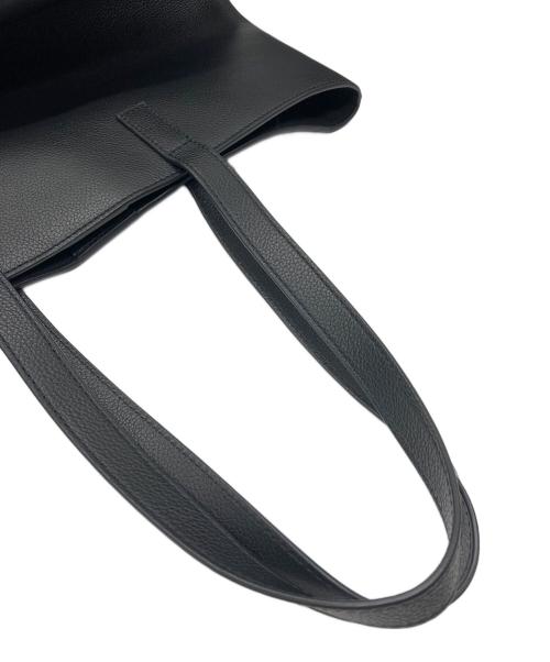 aucentic（オーセンティック）aucentic (オーセンティック) イタリアンレザーカジュアルトート ブラックの古着・服飾アイテム