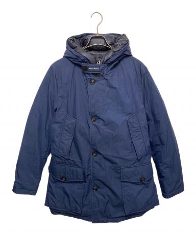 最終値下JOURNAL STANDARD別注WOOLRICH ネイビー ダウン 最終値下げ！Woolrich ネイビー スエード肩 ダウンジャケット 【公式通販】