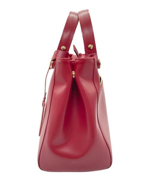 MARCO BIANCHINI（マルコビアンキーニ）MARCO BIANCHINI (マルコビアンキーニ) 2WAYショルダーバッグ レッドの古着・服飾アイテム