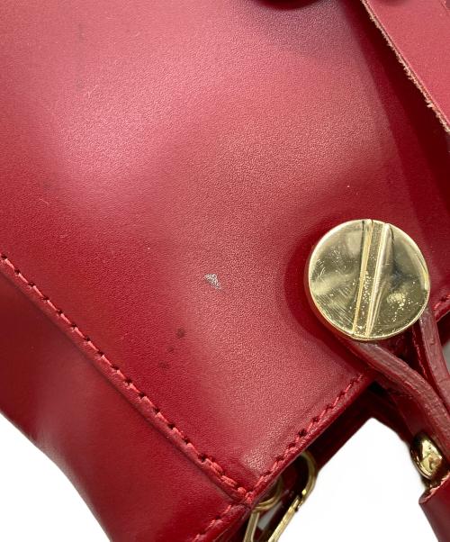 MARCO BIANCHINI（マルコビアンキーニ）MARCO BIANCHINI (マルコビアンキーニ) 2WAYショルダーバッグ レッドの古着・服飾アイテム