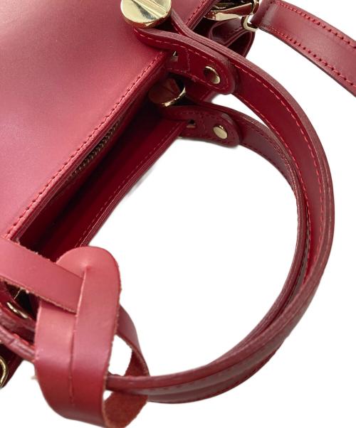 MARCO BIANCHINI（マルコビアンキーニ）MARCO BIANCHINI (マルコビアンキーニ) 2WAYショルダーバッグ レッドの古着・服飾アイテム