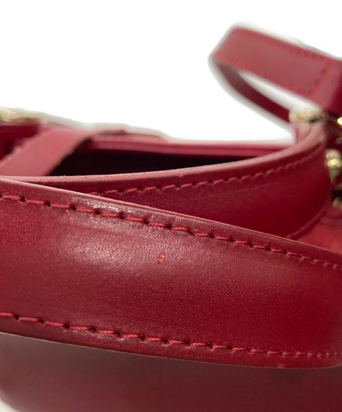 MARCO BIANCHINI（マルコビアンキーニ）MARCO BIANCHINI (マルコビアンキーニ) 2WAYショルダーバッグ レッドの古着・服飾アイテム