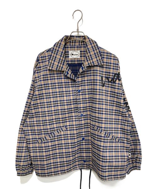 Naptime.（ナップタイム）Naptime. (ナップタイム) チェックコーチジャケット グレー×ネイビー サイズ:FREEの古着・服飾アイテム