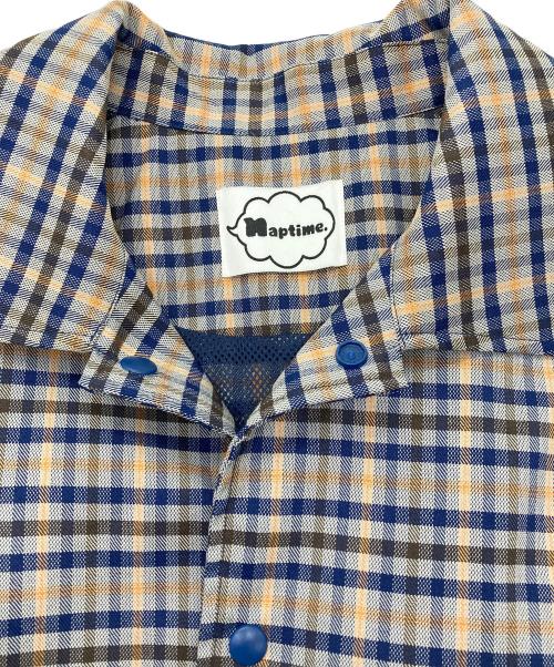 Naptime.（ナップタイム）Naptime. (ナップタイム) チェックコーチジャケット グレー×ネイビー サイズ:FREEの古着・服飾アイテム