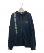 EA7イーエーセブン）の古着「ジップパーカー」｜ブラック