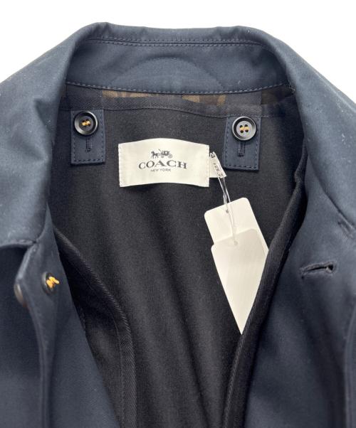 COACH（コーチ）COACH (コーチ) ライナー付きスタンドカラーコート ネイビー サイズ:Ｓの古着・服飾アイテム