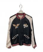 HOUSTONヒューストン）の古着「スカジャン スーベニアジャケット」｜ブラック