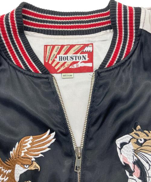 HOUSTON（ヒューストン）HOUSTON (ヒューストン) スカジャン スーベニアジャケット ブラック サイズ:Ｍの古着・服飾アイテム