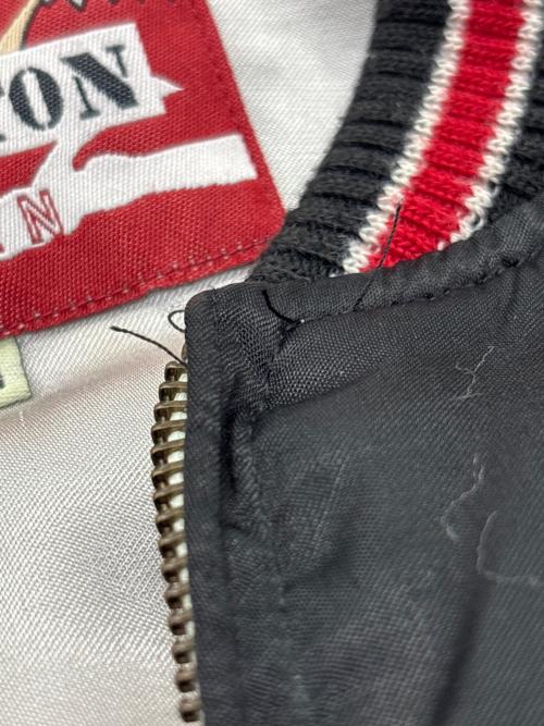 HOUSTON（ヒューストン）HOUSTON (ヒューストン) スカジャン スーベニアジャケット ブラック サイズ:Ｍの古着・服飾アイテム