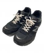 NEW BALANCEニューバランス）の古着「M990 BK5 ローカットスニーカー」｜ブラック
