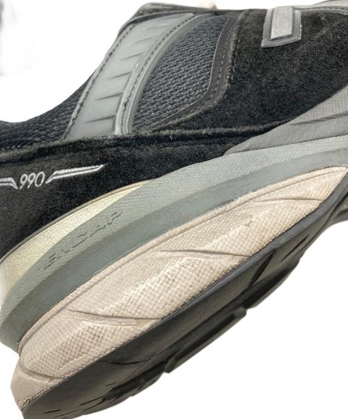 NEW BALANCE（ニューバランス）NEW BALANCE (ニューバランス) M990 BK5 ローカットスニーカー ブラック サイズ:27.5㎝の古着・服飾アイテム