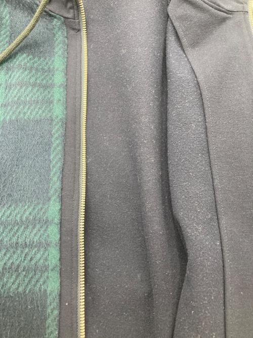 Vivienne Westwood（ヴィヴィアンウエストウッド）Vivienne Westwood (ヴィヴィアンウエストウッド) オーブ刺繍ジップパーカー ネイビー×グリーン サイズ:44の古着・服飾アイテム