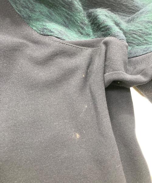 Vivienne Westwood（ヴィヴィアンウエストウッド）Vivienne Westwood (ヴィヴィアンウエストウッド) オーブ刺繍ジップパーカー ネイビー×グリーン サイズ:44の古着・服飾アイテム