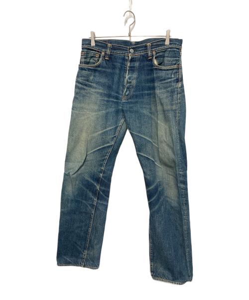 EVISU（エヴィス）EVISU (エヴィス) カモメプリント ボタンフライデニムパンツ インディゴ サイズ:91ｃｍ（W36)の古着・服飾アイテム