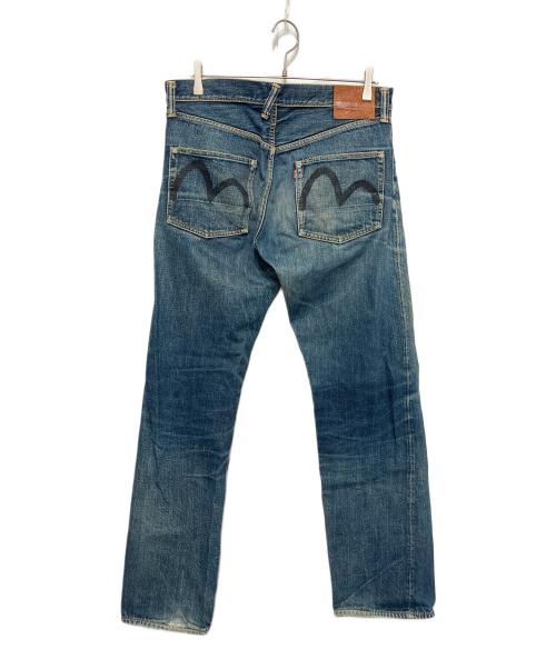 EVISU（エヴィス）EVISU (エヴィス) カモメプリント ボタンフライデニムパンツ インディゴ サイズ:91ｃｍ（W36)の古着・服飾アイテム