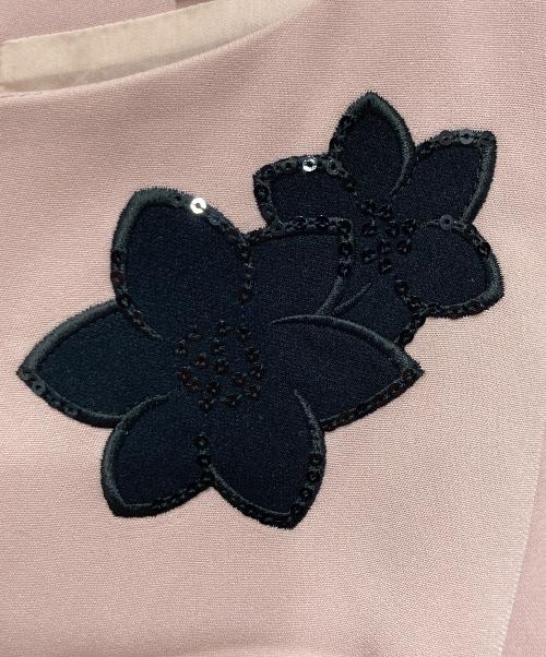 M'S GRACY（エムズグレイシー）M'S GRACY (エムズグレイシー) スパンコールフラワーワンピース ピンク サイズ:38の古着・服飾アイテム