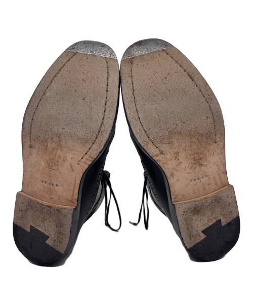 HENDER SCHEME（エンダースキーマ）HENDER SCHEME (エンダースキーマ) 冗談レースアップブーツ ブラック×ホワイト サイズ:なしの古着・服飾アイテム