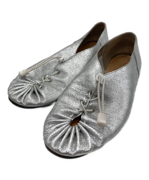 HENDER SCHEME（エンダースキーマ）Hender Scheme (エンダースキーマ) ダンプルスリッポンシューズ シルバー サイズ:表記なしの古着・服飾アイテム