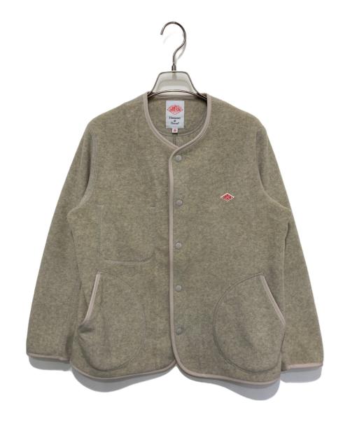 DANTON（ダントン）DANTON (ダントン) フリースカラーレスジャケット ベージュ サイズ:36の古着・服飾アイテム