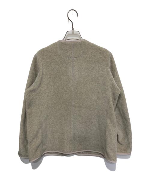 DANTON（ダントン）DANTON (ダントン) フリースカラーレスジャケット ベージュ サイズ:36の古着・服飾アイテム