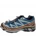 中古・古着 SALOMON (サロモン) XT-6 ローカットスニーカー ブルー サイズ:US(M)10(W)11/UK9.5/EUR44：10000円