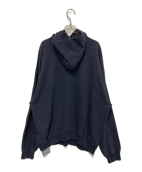 BALENCIAGA（バレンシアガ）BALENCIAGA (バレンシアガ) ロゴ刺繍オーバーサイズパーカー ブラック サイズ:2の古着・服飾アイテム