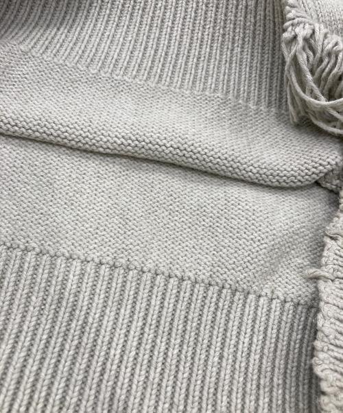 Maison Margiela（メゾンマルジェラ）Maison Margiela (メゾンマルジェラ) ダメージ加工 デストロイ コットン ニット グリーン サイズ:Ｓの古着・服飾アイテム