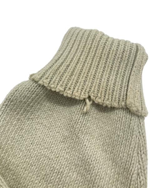 Maison Margiela（メゾンマルジェラ）Maison Margiela (メゾンマルジェラ) ダメージ加工 デストロイ コットン ニット グリーン サイズ:Ｓの古着・服飾アイテム