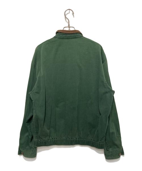 POLO RALPH LAUREN（ポロ・ラルフローレン）POLO RALPH LAUREN (ポロ・ラルフローレン) 襟コーデュロイスイングトップ グリーン サイズ:Ｓの古着・服飾アイテム