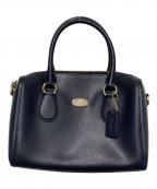 COACHコーチ）の古着「ミニボストンバッグ」｜ネイビー