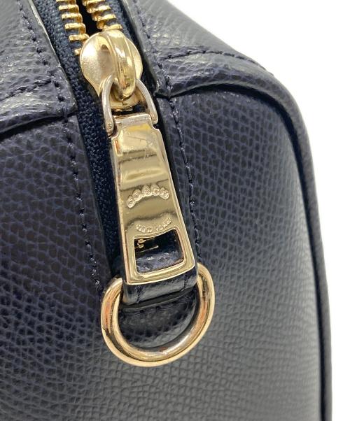 COACH（コーチ）COACH (コーチ) ミニボストンバッグ ネイビーの古着・服飾アイテム
