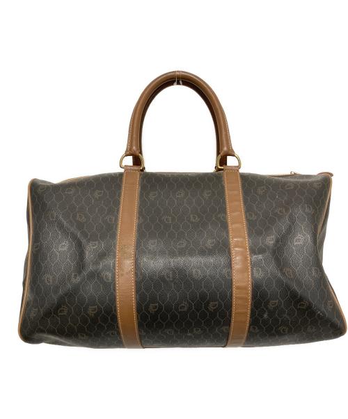 Christian Dior（クリスチャン ディオール）Christian Dior (クリスチャン ディオール) ハニカムロゴボストンバッグ ブラウンの古着・服飾アイテム