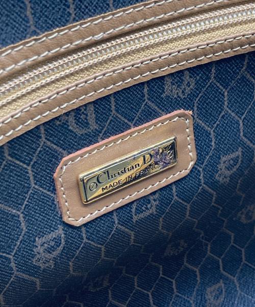 Christian Dior（クリスチャン ディオール）Christian Dior (クリスチャン ディオール) ハニカムロゴボストンバッグ ブラウンの古着・服飾アイテム