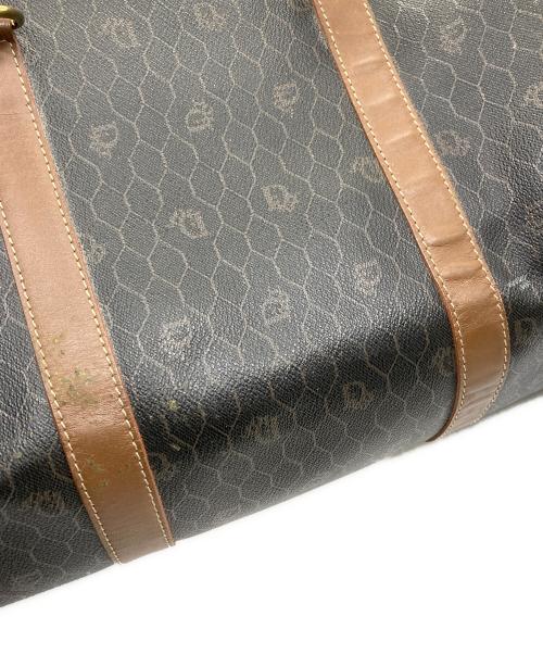 Christian Dior（クリスチャン ディオール）Christian Dior (クリスチャン ディオール) ハニカムロゴボストンバッグ ブラウンの古着・服飾アイテム