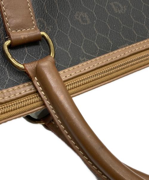 Christian Dior（クリスチャン ディオール）Christian Dior (クリスチャン ディオール) ハニカムロゴボストンバッグ ブラウンの古着・服飾アイテム