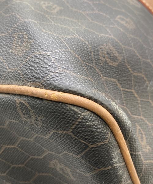 Christian Dior（クリスチャン ディオール）Christian Dior (クリスチャン ディオール) ハニカムロゴボストンバッグ ブラウンの古着・服飾アイテム