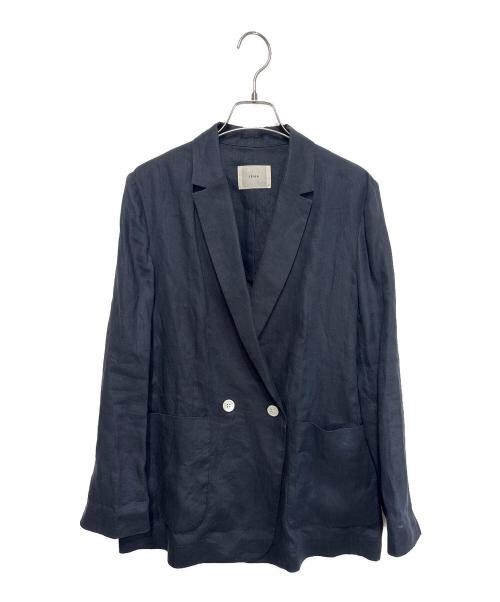 IENA（イエナ）IENA (イエナ) リネンジャケット ネイビー サイズ:FREEの古着・服飾アイテム