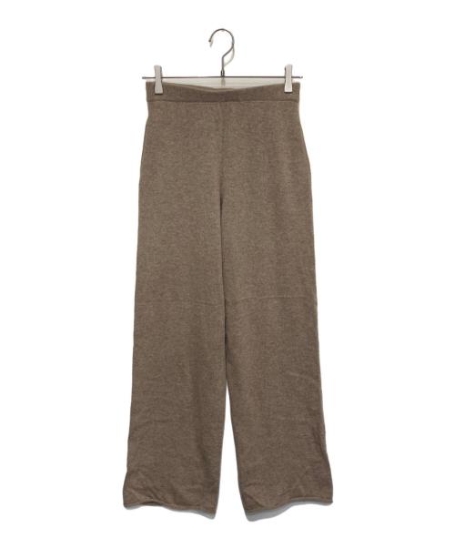 Whim Gazette（ウィムガゼット）Whim Gazette (ウィムガゼット) カシミヤパンツ ブラウン サイズ:FREEの古着・服飾アイテム