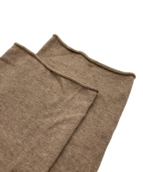 Whim Gazette（ウィムガゼット）Whim Gazette (ウィムガゼット) カシミヤパンツ ブラウン サイズ:FREEの古着・服飾アイテム