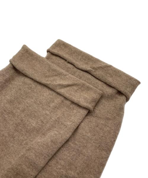 Whim Gazette（ウィムガゼット）Whim Gazette (ウィムガゼット) カシミヤパンツ ブラウン サイズ:FREEの古着・服飾アイテム