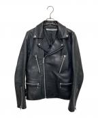 JOHN LAWRENCE SULLIVANジョン ローレンス サリバン）の古着「ダブルライダースジャケット」｜ブラック