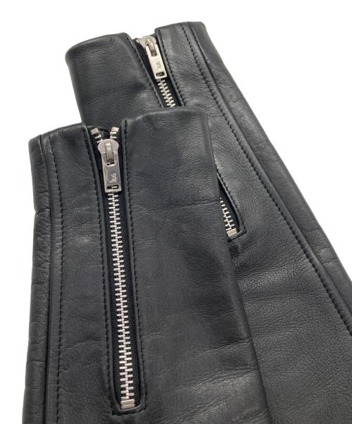 JOHN LAWRENCE SULLIVAN（ジョン ローレンス サリバン）JOHN LAWRENCE SULLIVAN (ジョン ローレンス サリバン) ダブルライダースジャケット ブラック サイズ:36の古着・服飾アイテム