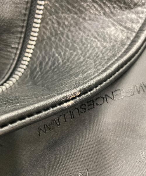 JOHN LAWRENCE SULLIVAN（ジョン ローレンス サリバン）JOHN LAWRENCE SULLIVAN (ジョン ローレンス サリバン) ダブルライダースジャケット ブラック サイズ:36の古着・服飾アイテム