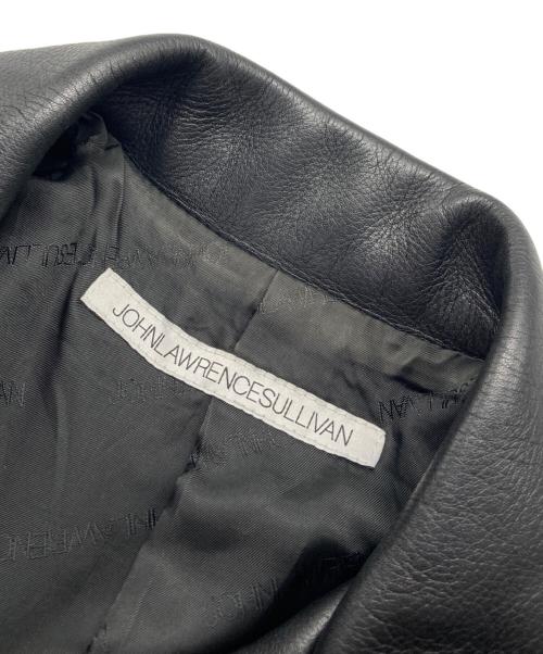 JOHN LAWRENCE SULLIVAN（ジョン ローレンス サリバン）JOHN LAWRENCE SULLIVAN (ジョン ローレンス サリバン) ダブルライダースジャケット ブラック サイズ:36の古着・服飾アイテム