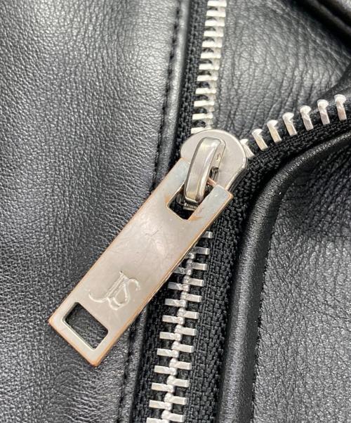 JOHN LAWRENCE SULLIVAN（ジョン ローレンス サリバン）JOHN LAWRENCE SULLIVAN (ジョン ローレンス サリバン) ダブルライダースジャケット ブラック サイズ:36の古着・服飾アイテム