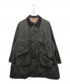 Barbour×KAPTAIN SUNSHINEバブアー×キャプテンサンシャイン）の古着「スタンドカラートラベラーコート」｜グリーン