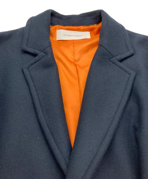 GOOD BETTERBEST（グッドベターベスト）GOOD BETTERBEST (グッドベターベスト) ウールチェスターコート ブラック サイズ:1の古着・服飾アイテム